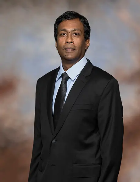 Kerry Toorcana wearing a suit for a professional profile shoot.